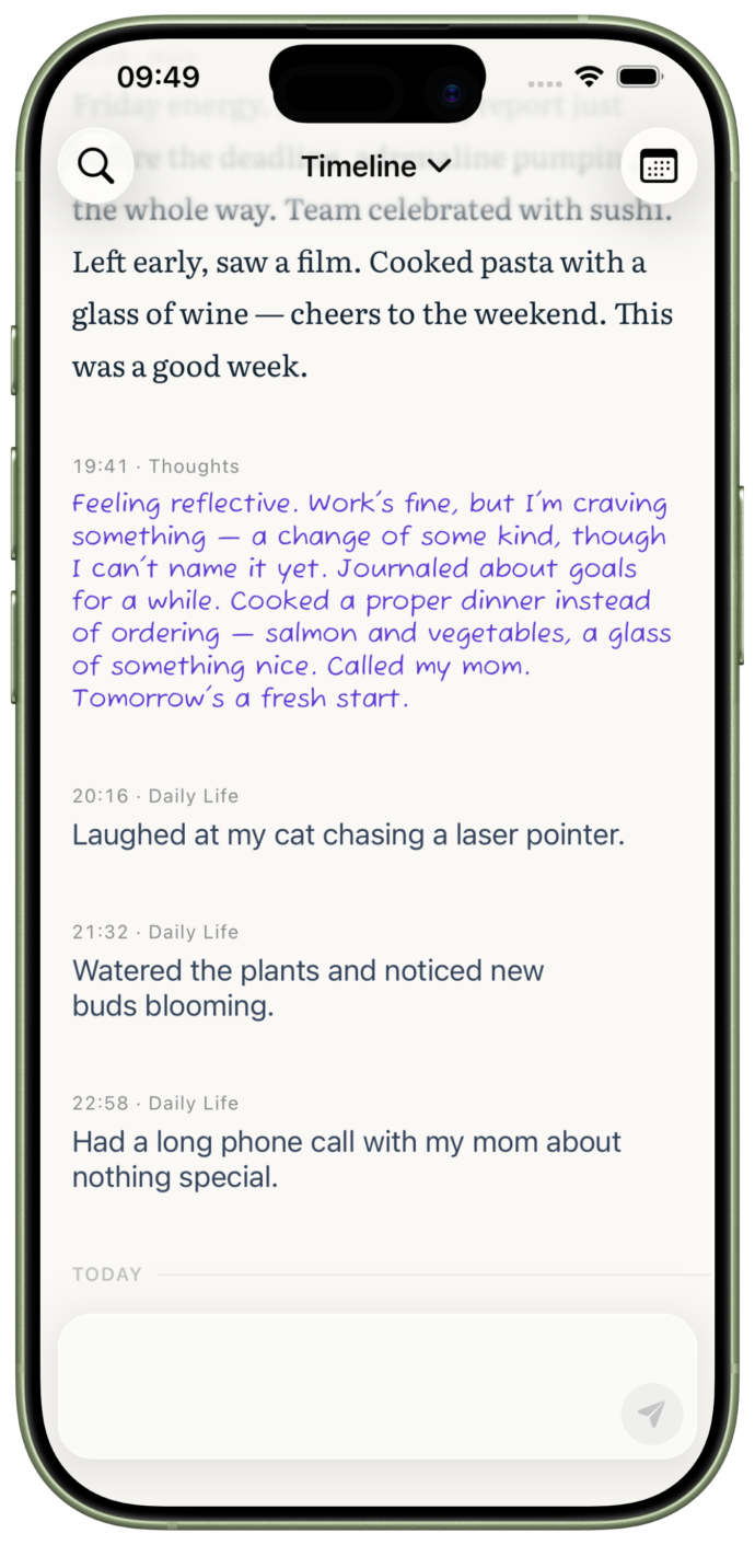 iPhone — Timeline