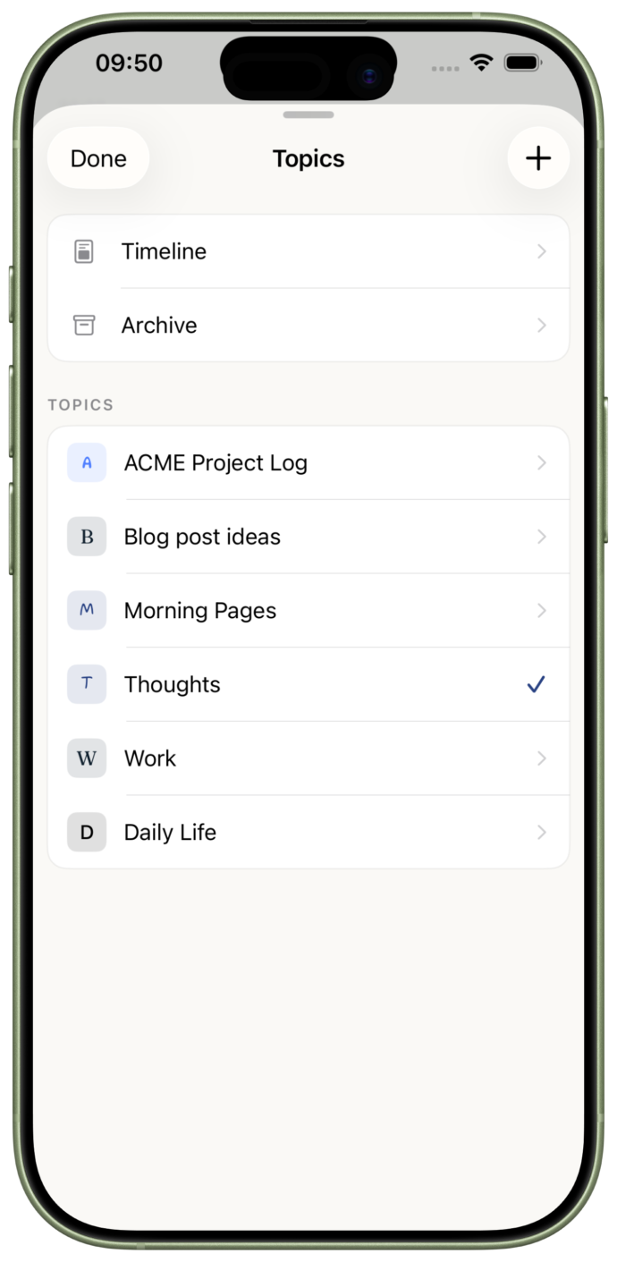 iPhone — Topics